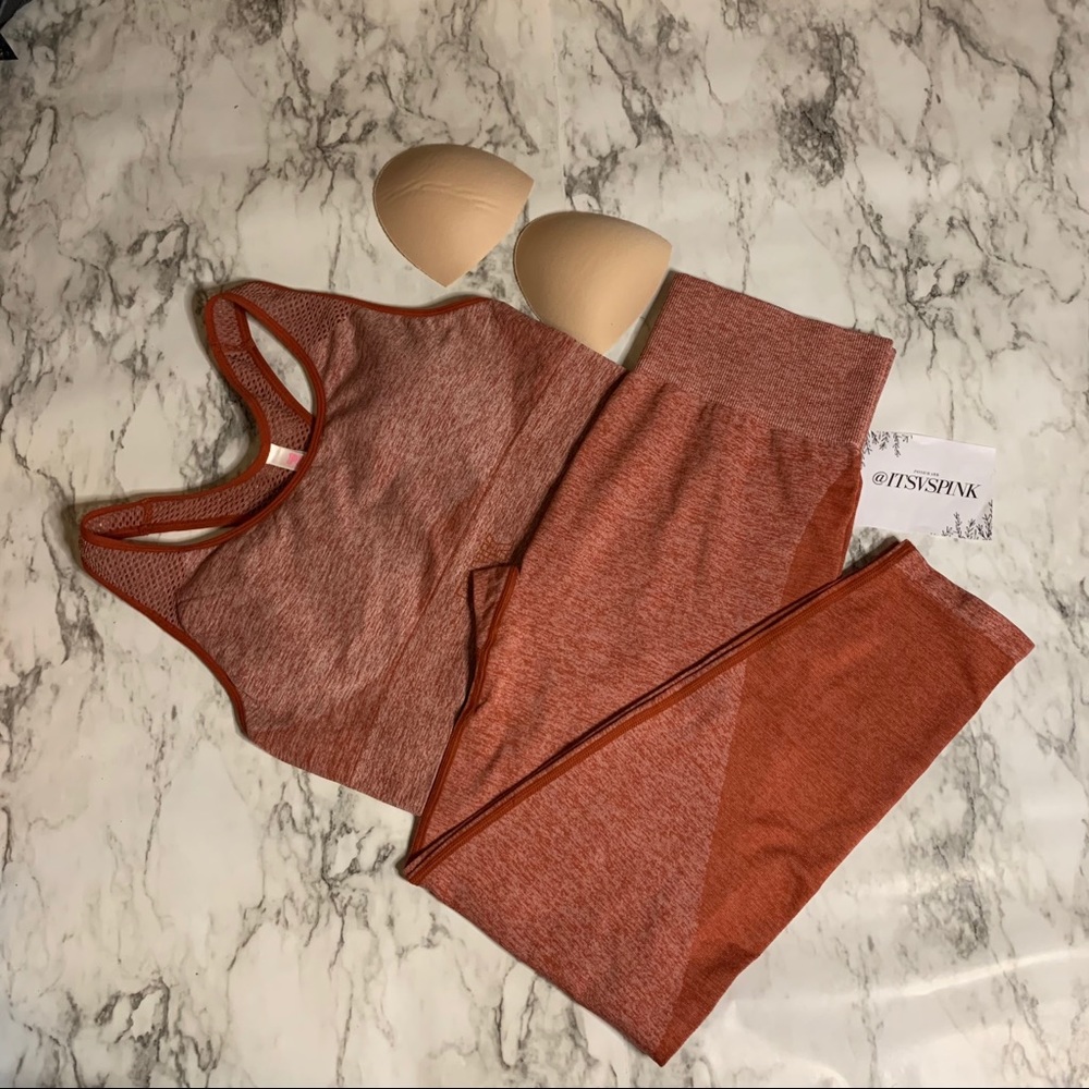 PINK Seamless Sports Bra and Pant